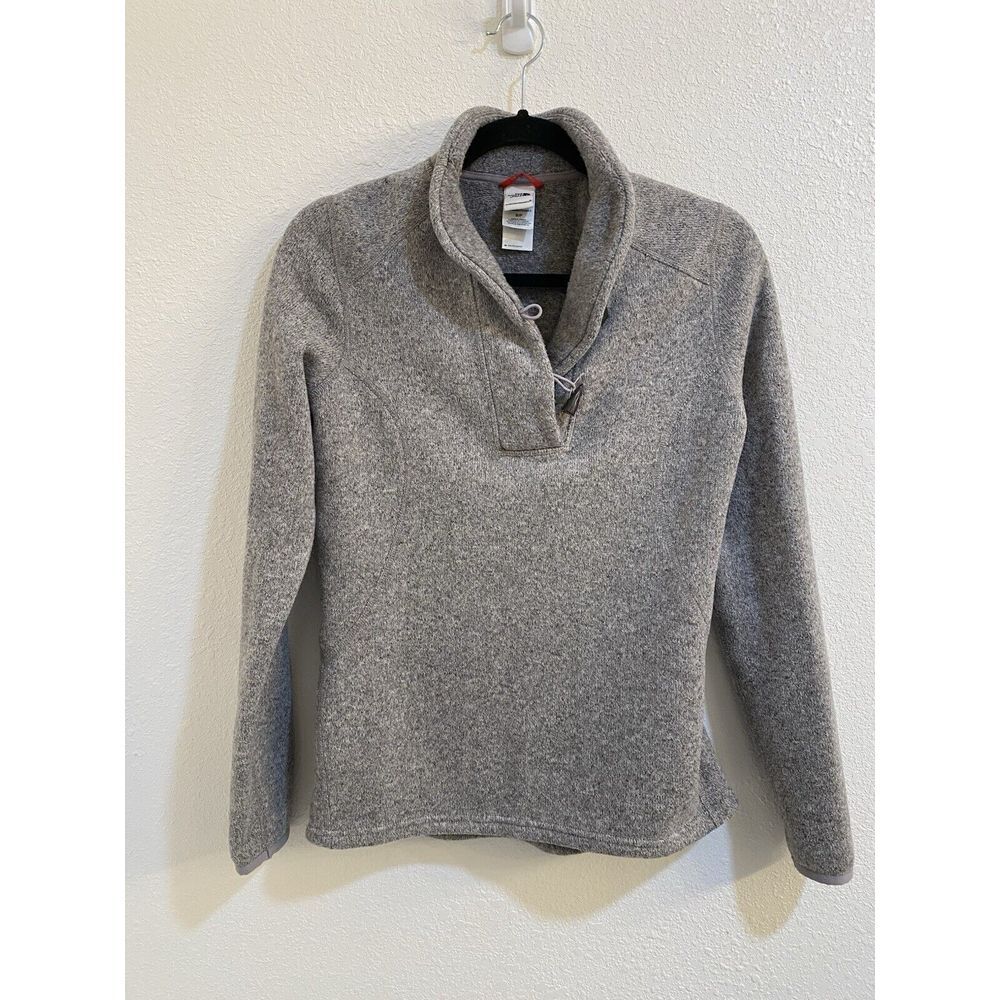 The North Face Women's 1/4‎ Button Grey Pullover SP